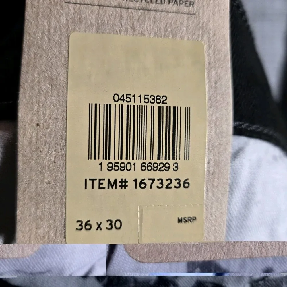 Levi's 511 Slim Jeans Mens 36x30 Black Advanced Stretch Slim Fit NWT